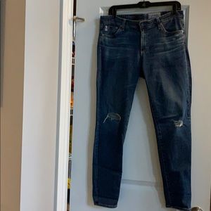 AG The Legging Ankle Super Skinny Ankle Jeans sz31